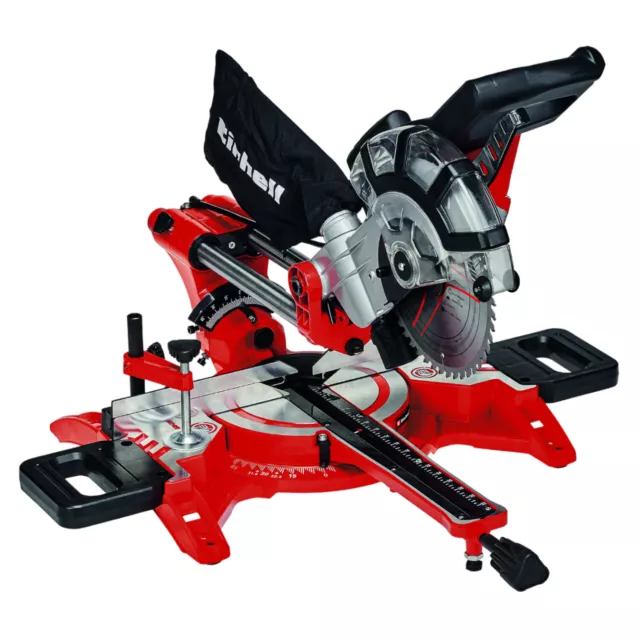 Einhell Zug-Kapp-Gehrungssäge 4300390 TC-SM 2131/2 Dual 1.800 W, 4.900 min-1