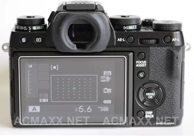 Acmaxx 3.0" HARD LCD Screen Armor Protector Fujifilm X-T2 XT2 Fuji FX-X-T2 T2B
