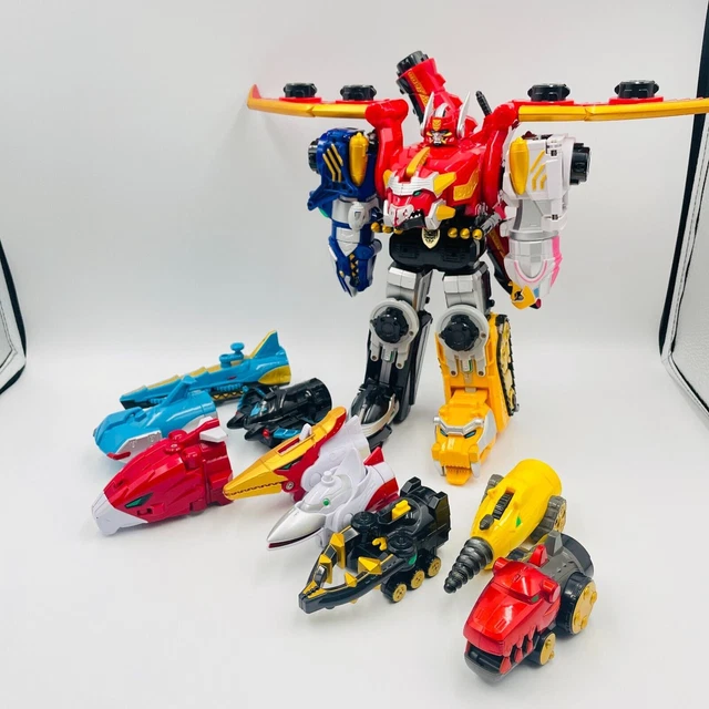 BANDAI POWER RANGERS Mega Force Goseiger DX Gosei Great & Gosei Header