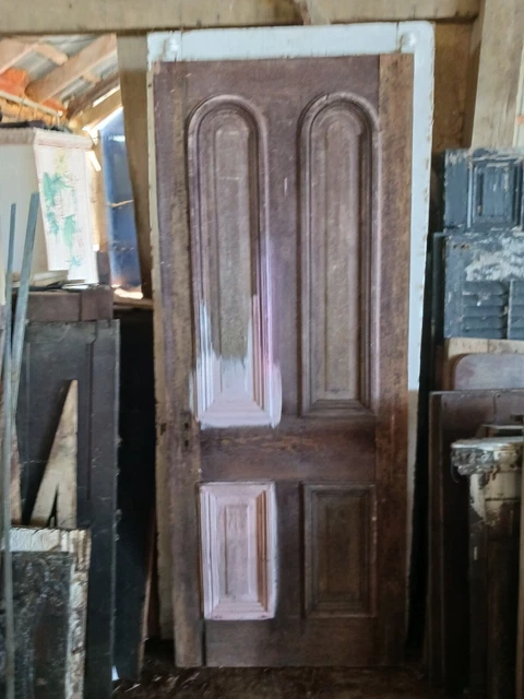 4 Panel Antique Wood Door