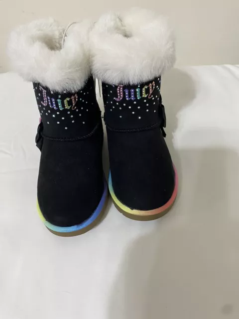 Girls Winter Boots. Size 5.Color Black. Brand Name Juicy Couture.