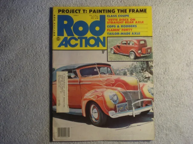 Rod Action 1978 July VINTAGE Hot Rods and Custom Cars and Trucks