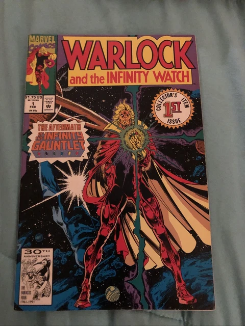 WARLOCK and The INFINITY WATCH #1 Marvel Infinity Gauntlet  Starlin 1992 NM