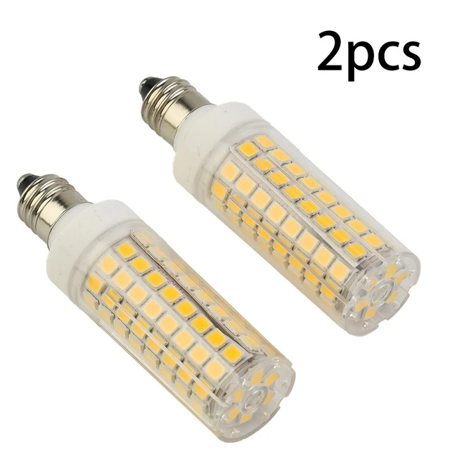 2Pc E11 LED Light Bulb 102-2835 Ceiling Fans Lights Lamp Dimmable AC110V~120V 7W