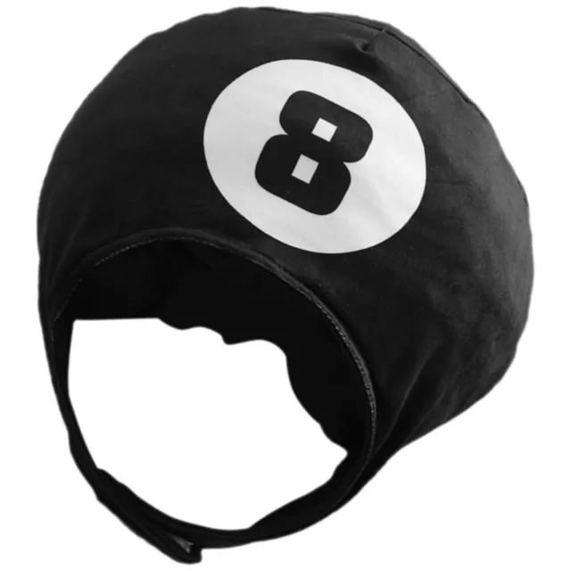 Plüsch Billardkopfbedeckung Mit Acht Schwarzen Kopfbedeckungen Billardballhut