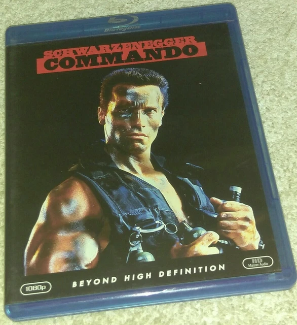 COMMANDO BLU-RAY DISC Arnold Schwarzenegger ,Ray Dawn Chung, Alyssa ...