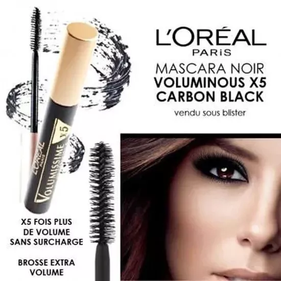 L'Oreal Voluminous x5 Mascara - Extra Black