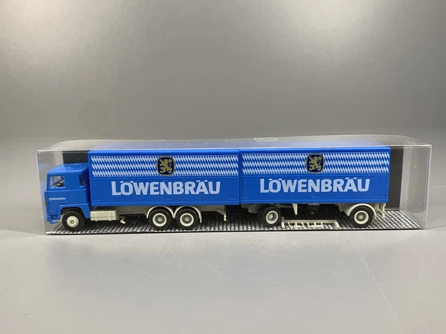 WIKING, Carrello Elevatore Elettrico Con Rimorchi - Blu, 1/87