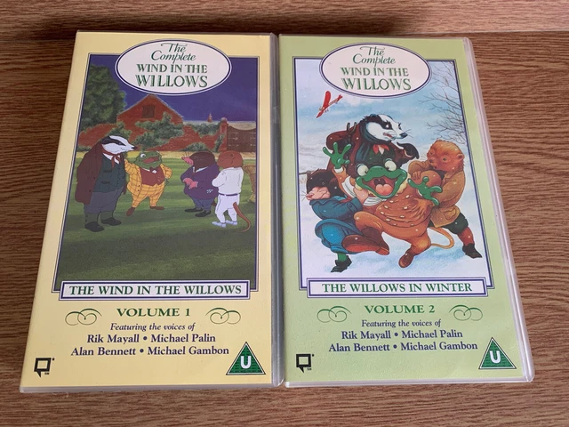 THE WIND IN the Willows VHS Video x 2 By Reader`s Digest Complete Vol 1 ...