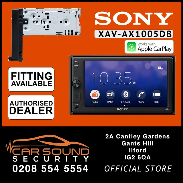 SONY XAV1005DB DAB Radio Navi/BT NEW Apple Carplay Navigation Screen £
