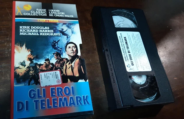 (VHS) FILM ITA Azione GLI EROI DI TELEMARK Kirk Douglas Richard Harris