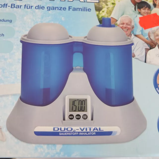 Sauerstoff Inhalator DUO2 Vital Sauerstoff- & Wasserdampf von Dr. Holbeck's