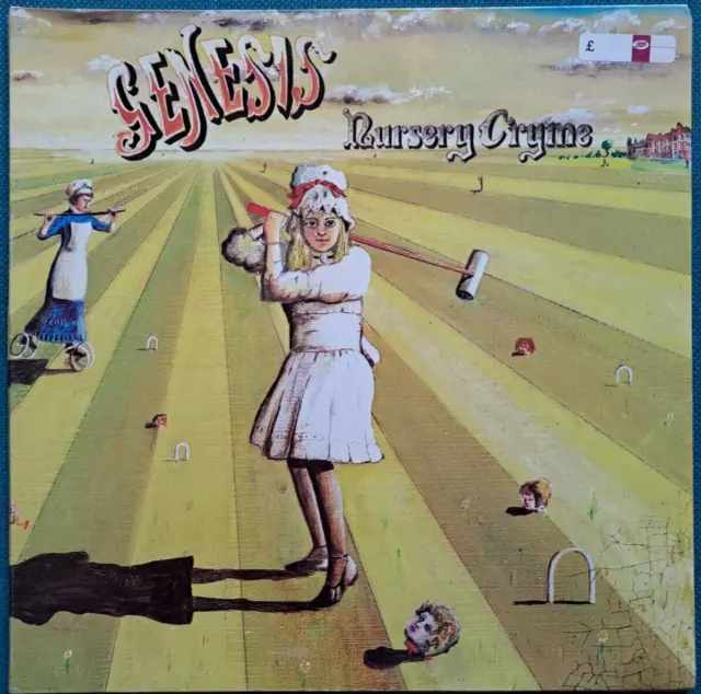 * Genesis - Nursery Cryme - 12" VINYL ALBUM LP BLUE CHARISMA GATEFOLD - EX+