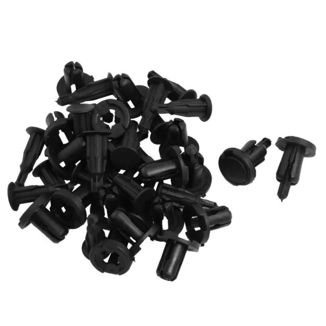 Lot de 20 clips de pare-chocs en plastique avec trou de 10 mm