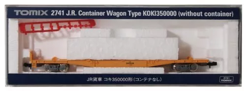 Tomix N Scale J.R. Container Wagon Type Koki350000 without Container NEW #de8