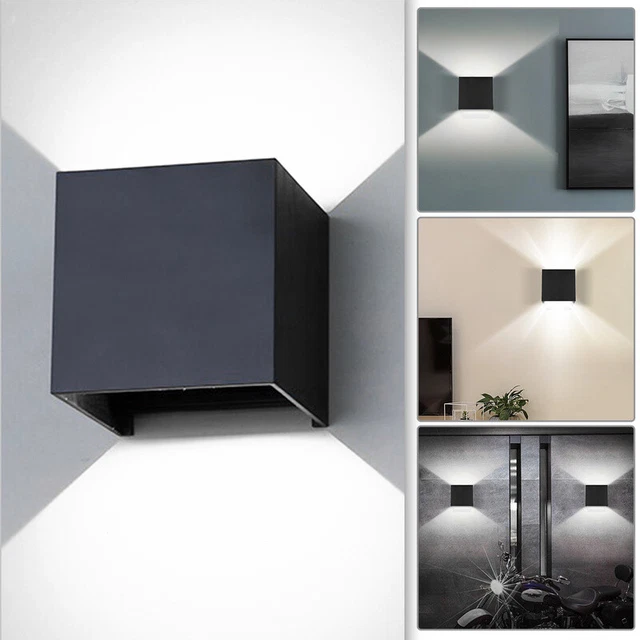 LED Wandleuchte Modern 7W/12W Flur Flurlampe Wandlampe Wandstrahler Außen IP65