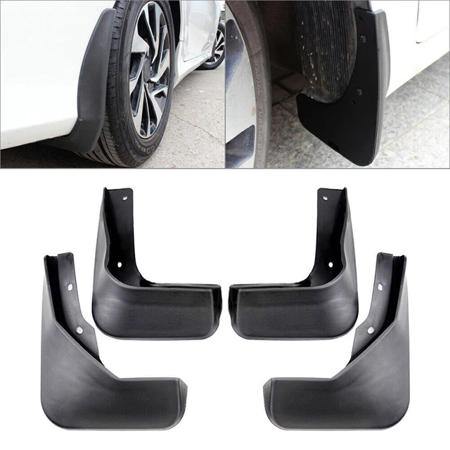 Front Rear Mud Flap Splash Guard Mudguards Fender Black Fit 2015-2017 VW Jetta