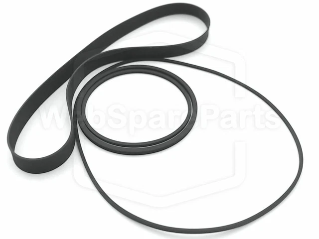 Kit Courroies THAKKER Pour Nakamichi LX-3 - 1 Plate + 2 Carrées