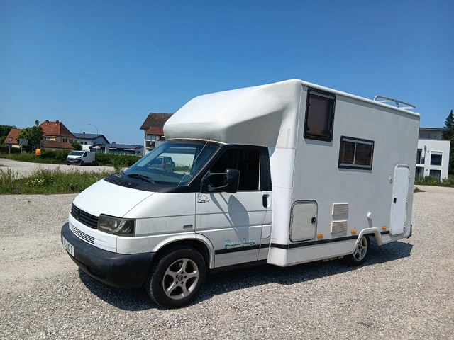 Wohnmobil T4 Alkoven, TÜV 07.24, AHK , Navi, Solar , Snipe 2 Sat Anlage