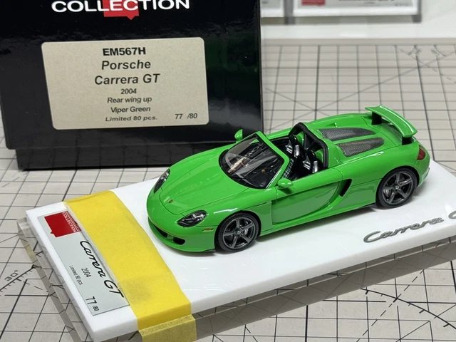 Porsche Carrera GT (Blue Mirabeau) 1/43 Make-Up Eidolon EM567G
