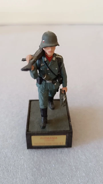 Soldat de plomb Allemand avec MG42 seconde guerre mondiale à peindre - WWII