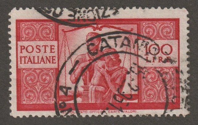 Italy 1946 #477 United Family and Scales - F/VF Used