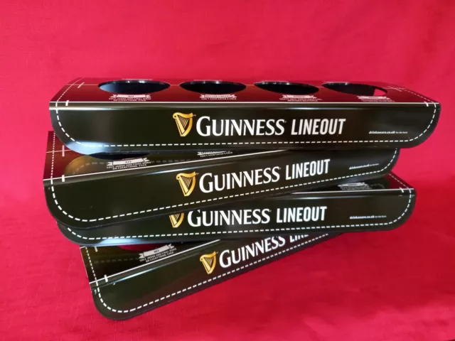 Job Lot Of Four Guinness Line Out Four Pint Carrier Holders