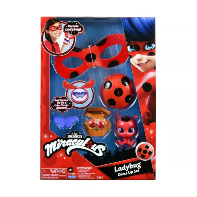 Déguisement masque enfant Coccinelle Miraculous Set d'habillage 4 ans et plus