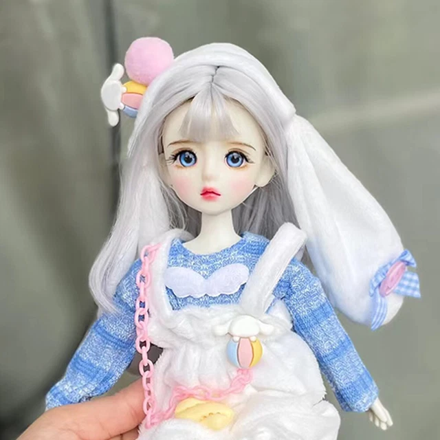 28cm 1/6 Mini BJD Doll Movable Jointed Fashion Princess Clothes Girls Xmas Gift