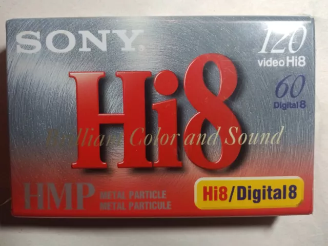 Sony Hi8 60 Min Video Digital 8 120 Min Hi8 P6-120HMPD1 Video Cassette Tape New