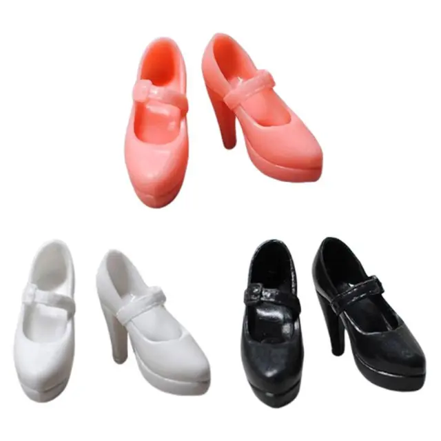 1 Pair Doll Shoes High Heels Shoes Toy Simulation Accessories DIY Dress up