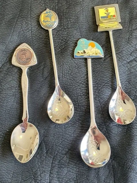 SOCOG ©️ 2000 Olympic Spoons Limited Editions Very Scarce SILVER SET RARE...
