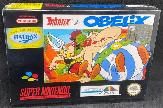 Astérix & Obélix Nouveau Scellé super nintendo ( Snes, 1995) Pal Et Wata