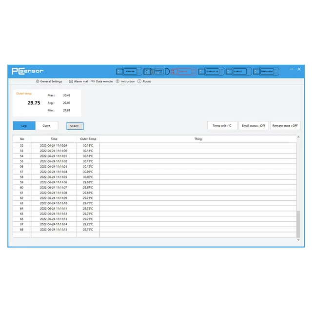 Computer-Temperaturrekorder USB-Computer-Thermometer-Datenlogger Für Lager