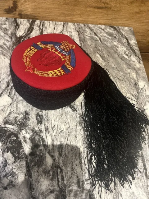 Lika Cap LIČKA KAPA Socialist Federal Republic of Yugoslavia Embroidered Vintage