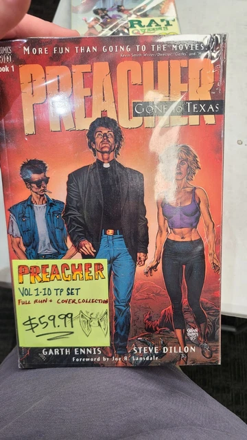 Preacher Vol 1 2 3 4 5 6 7 8 9 Trade Paperback Complete Set Garth Ennis Vertigo