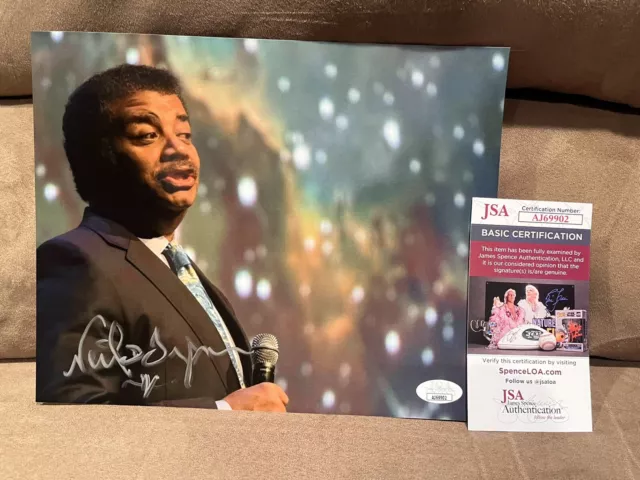 Neil Degrasse Tyson Signed Autographed Photo  JSA COA (B)