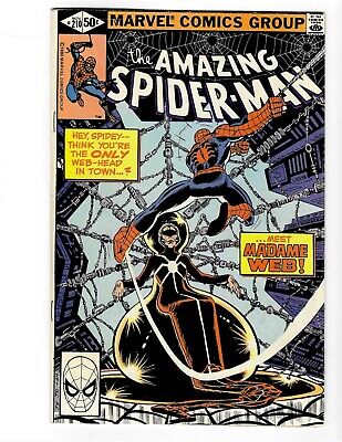 Amazing Spider-Man #210 - Nov '80 - Marvel - 1st App Madame Web!