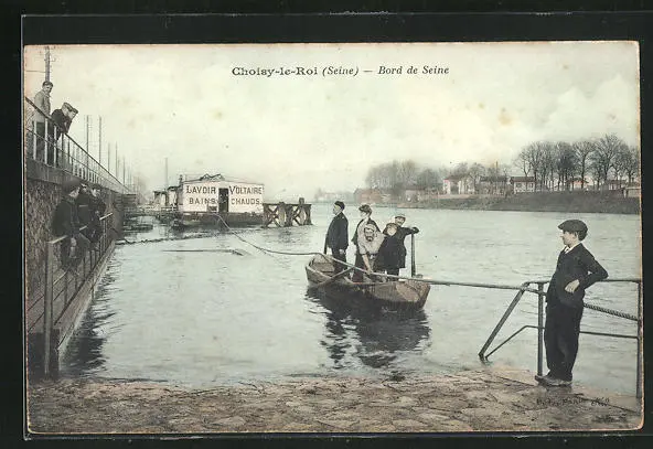 CPA Choisy-le-Roi, Bord de Seine