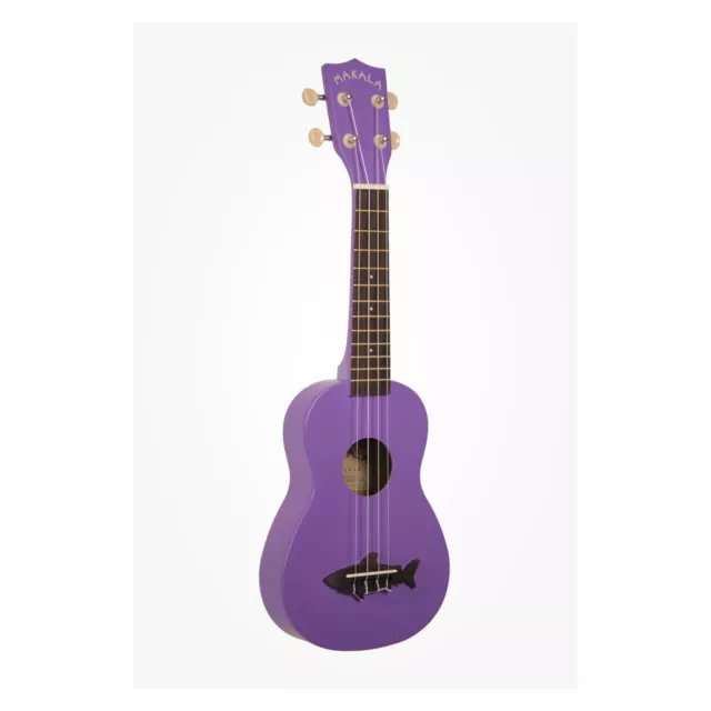 KALA Makala Shark in Sea Urchin Purple inkl. Bag - Soprano Ukulele