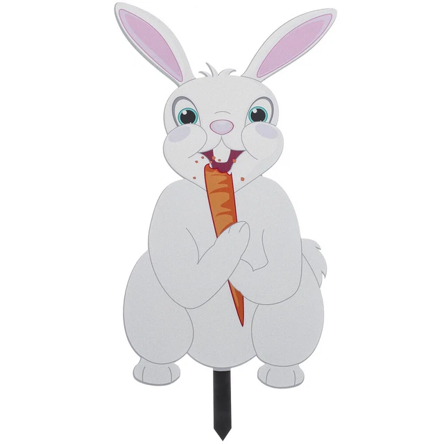WEVENI Orecchini Di Pasqua A Tema Coniglio – Pendenti In Acrilico Per Donna E Bambina – Regalo Simpatico E Colorato – Design Originale - 2