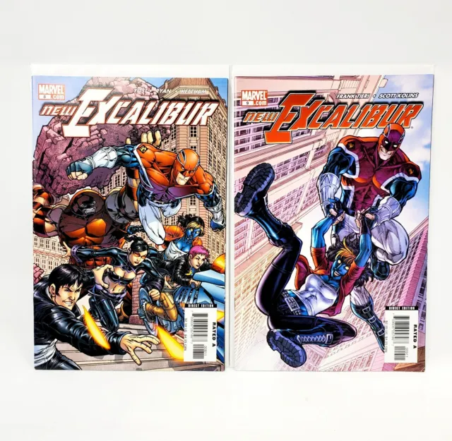 Marvel Comics 2006 New Excalibur #8-9 Dazzler Captain Britain Juggernaut