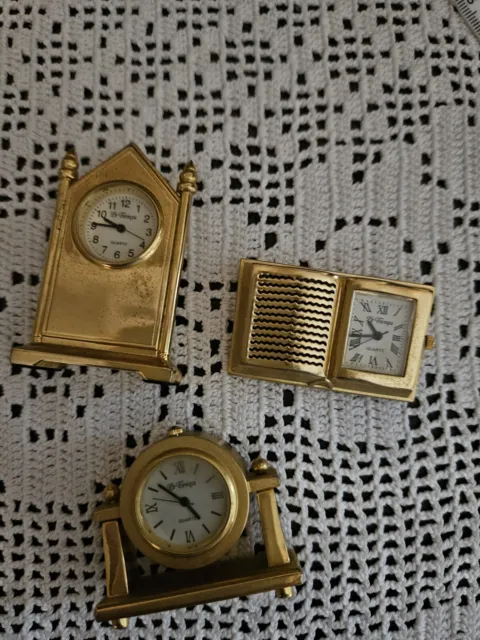 3 Orologi Vintage in Miniatura