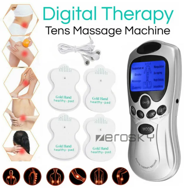 ElectroMuscle Stimulater Pulse Therapy Shock TENS Massager Machine Pain Relief