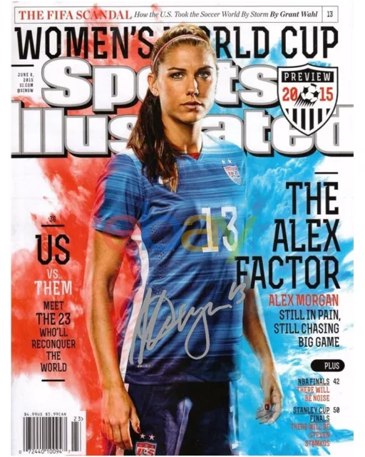 Alex Morgan SI Signed 8x10 Autographed Photo reprint