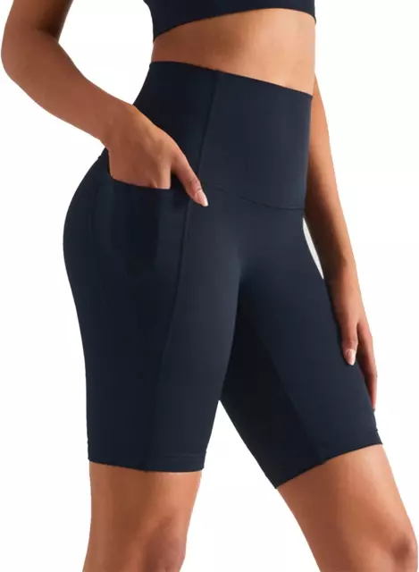 Pantaloncini Sportivi Da Donna Yoga Pantaloncini Corti a Vita Alta Pantaloni Cor