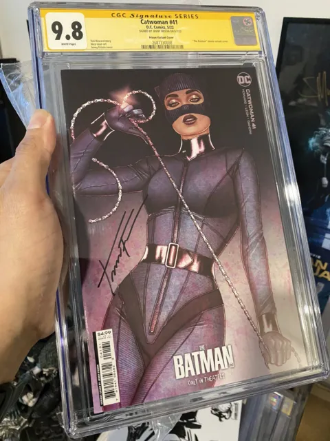 CATWOMAN #41 (2022) CGC SS 9.8 Jenny Frison “The Batman” Movie Variant Cover