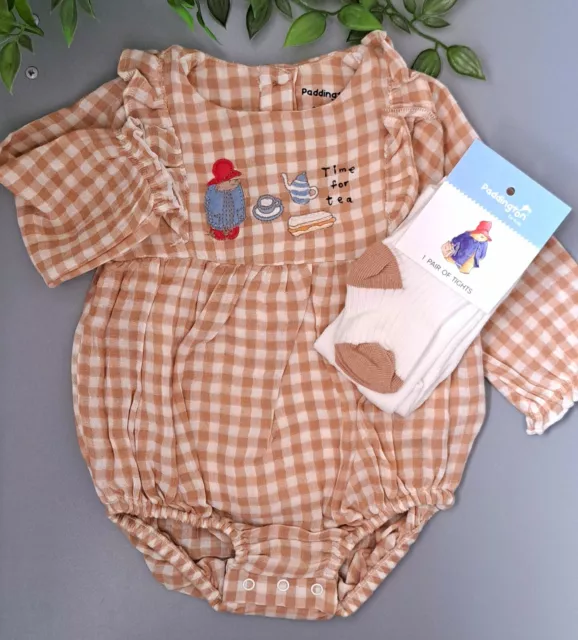 Baby Girl 3-6 Months BNWOT M&s Paddington Bear Set