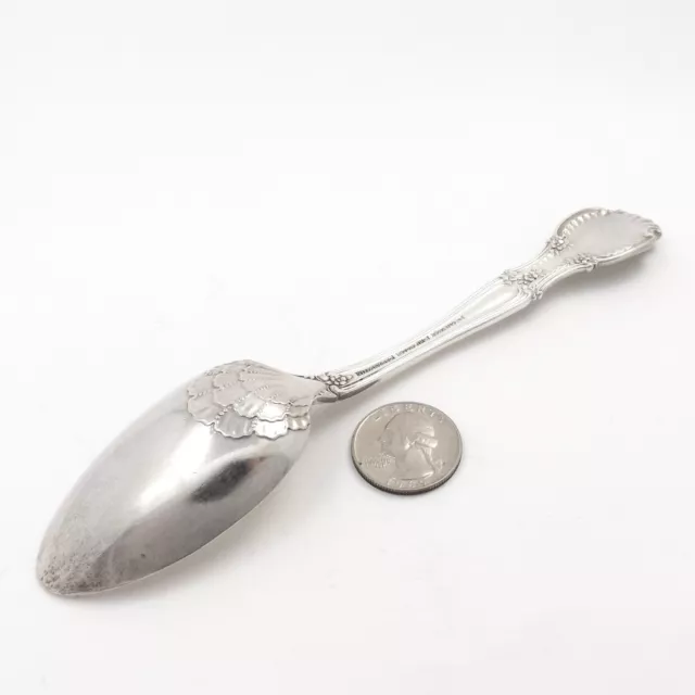 Victorian Tiffany Co Sterling Silver 1892 Richelieu Oval Soup Spoon Monogrammed 3