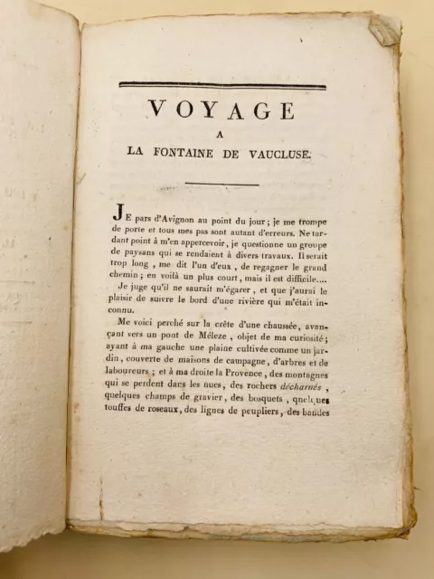 Voyage à la fontaine de Vaucluse - M. D'Jcher de Villefort - 1809 3